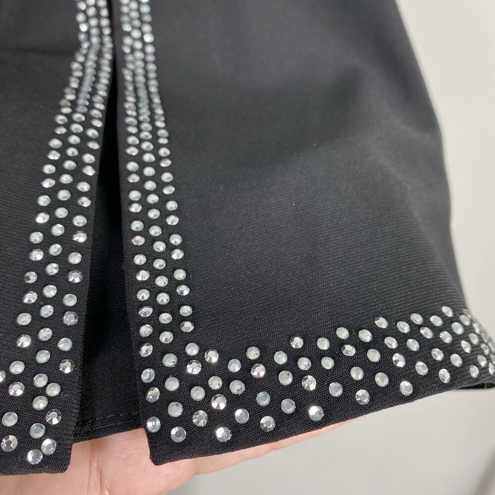 Joseph Ribkoff Embellished Dress Black Sz 8 Medium Bell Sleeves Cocktail Party - Picture 5 of 11